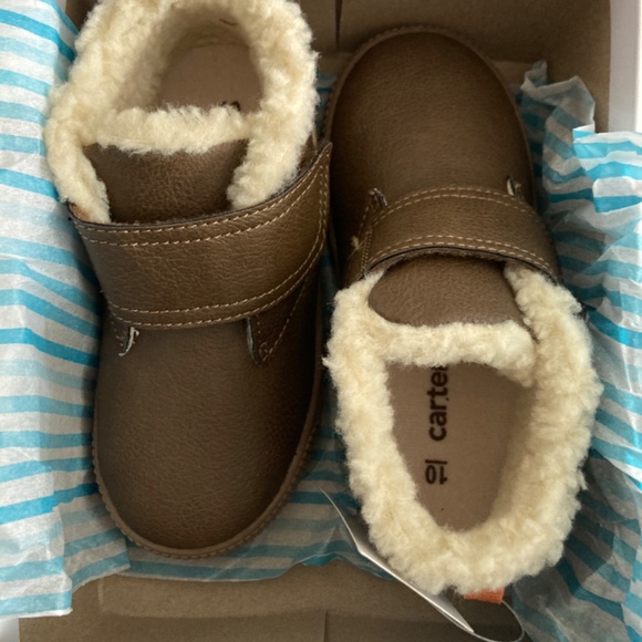 New Carter’s Brown Ankle Boots size 10 - Picture 3 of 5